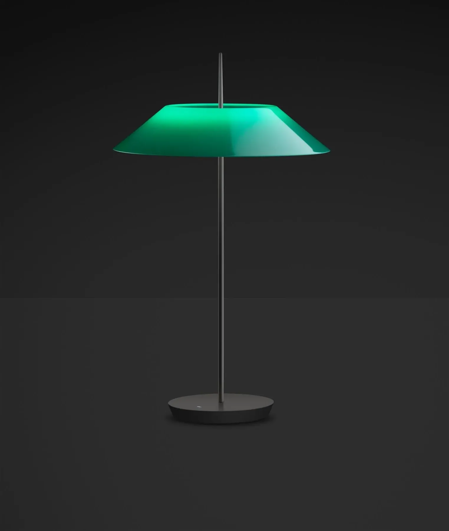 Table Lamp with Touch Dimmer - Orange, Steel