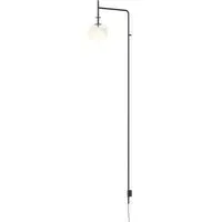 Tempo Wall Light with Adjustable Arm - Graphite, Glass