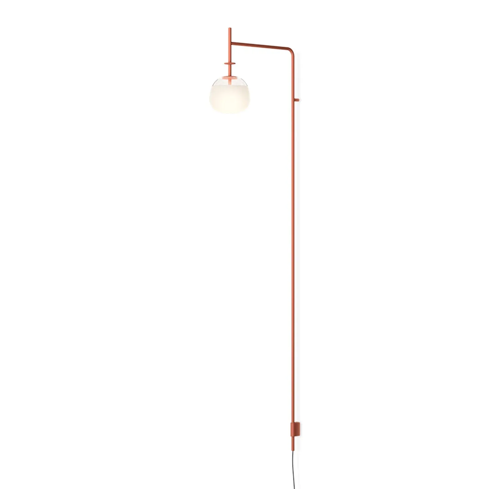Wall Light with Adjustable Arm - Graphite, Glass