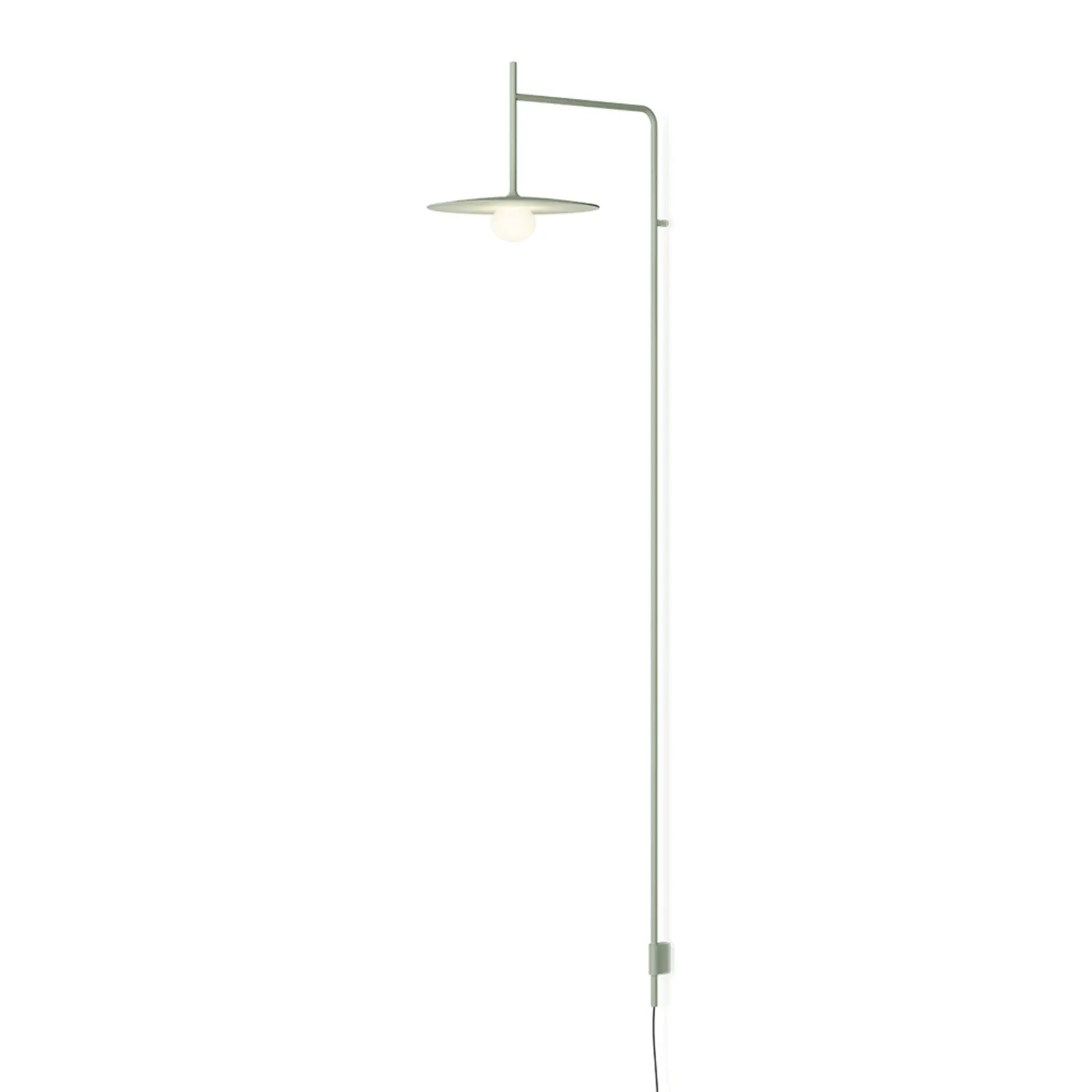 Wall Light with Adjustable Arm - Green, Glass image