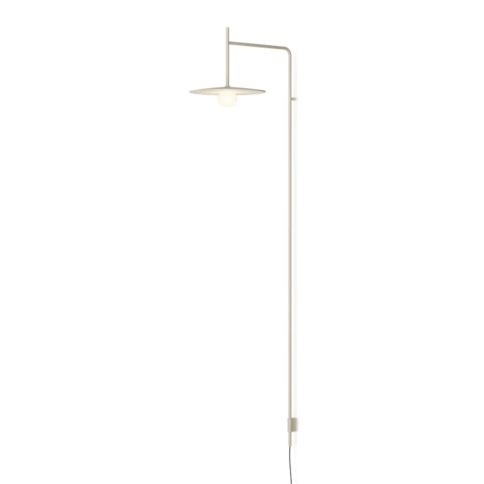 Wall Light with Adjustable Arm - Off White, Glass
