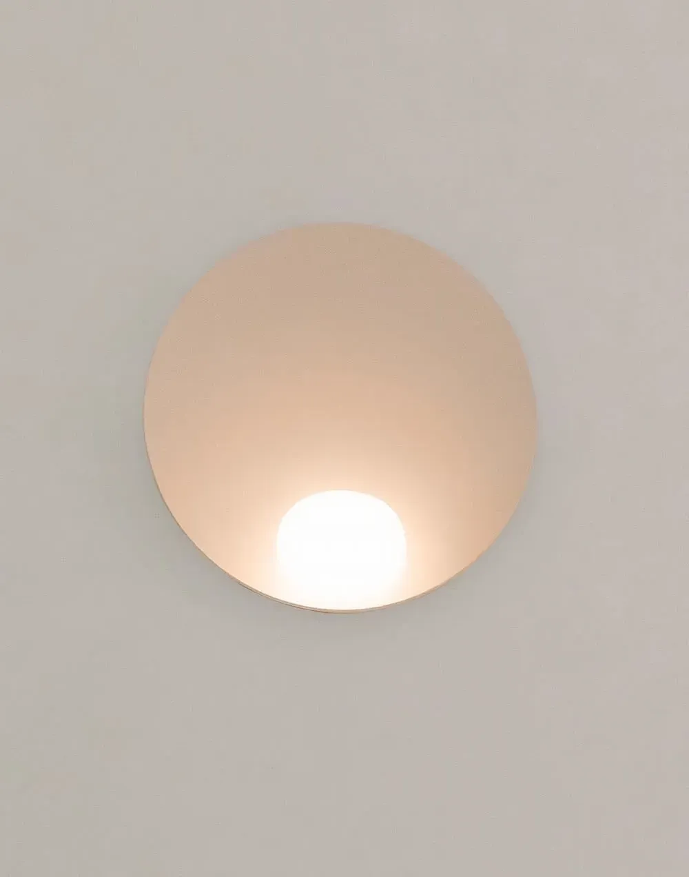 Wall Light with Opal Glass - White