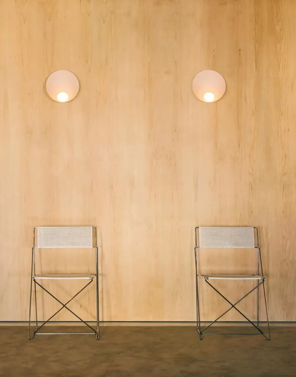 Wall Light with Opal Glass - White