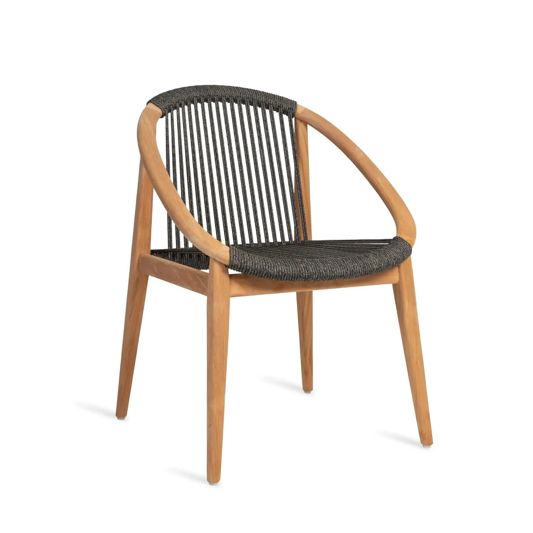 Garden Dining Chair - Anthracite, Rope image