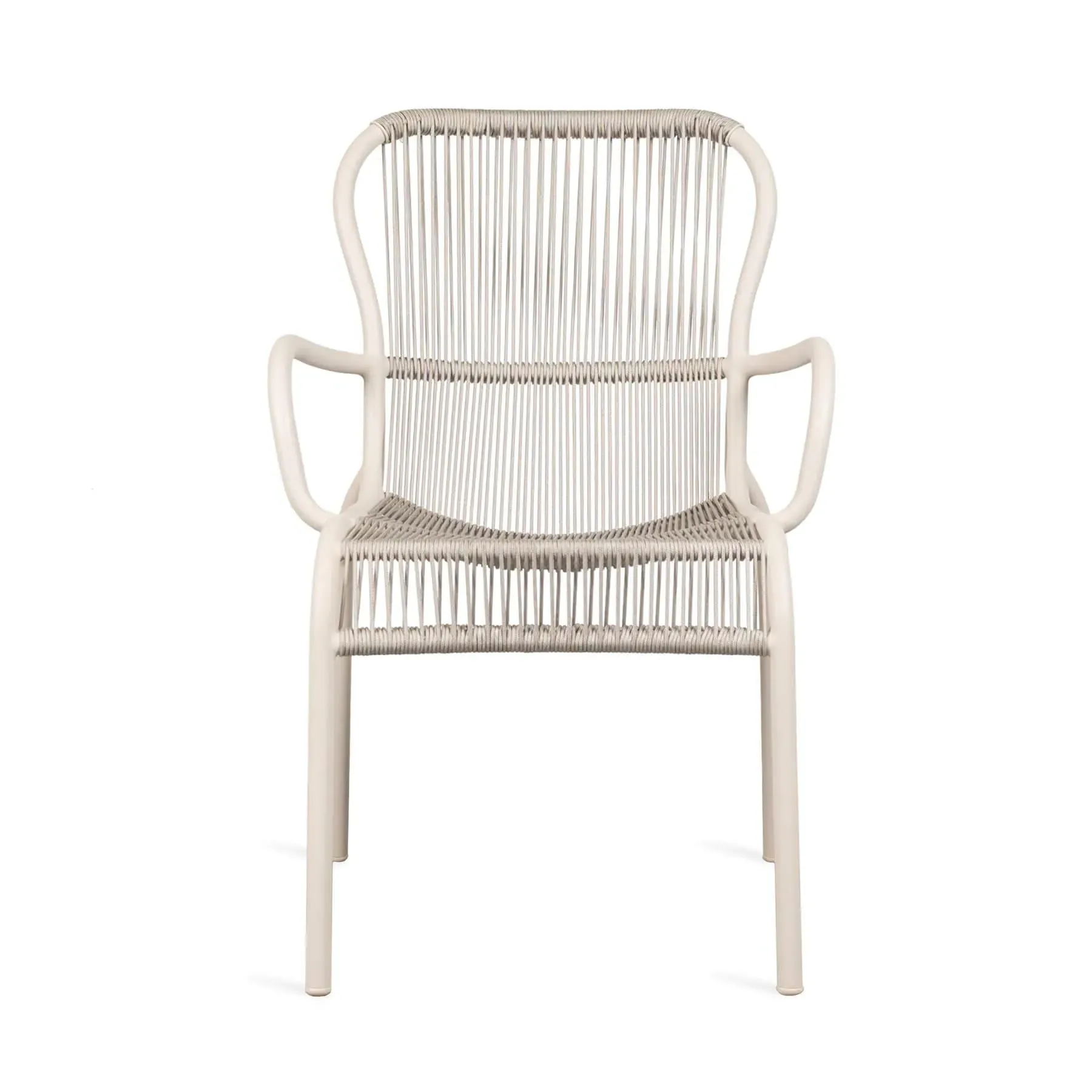 Loop Garden Dining Chair - Dune White, Woven image