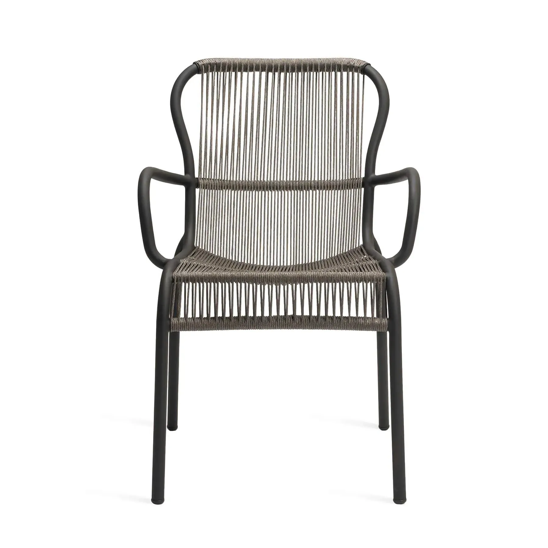 Loop Garden Dining Chair - Fossil Grey, Woven