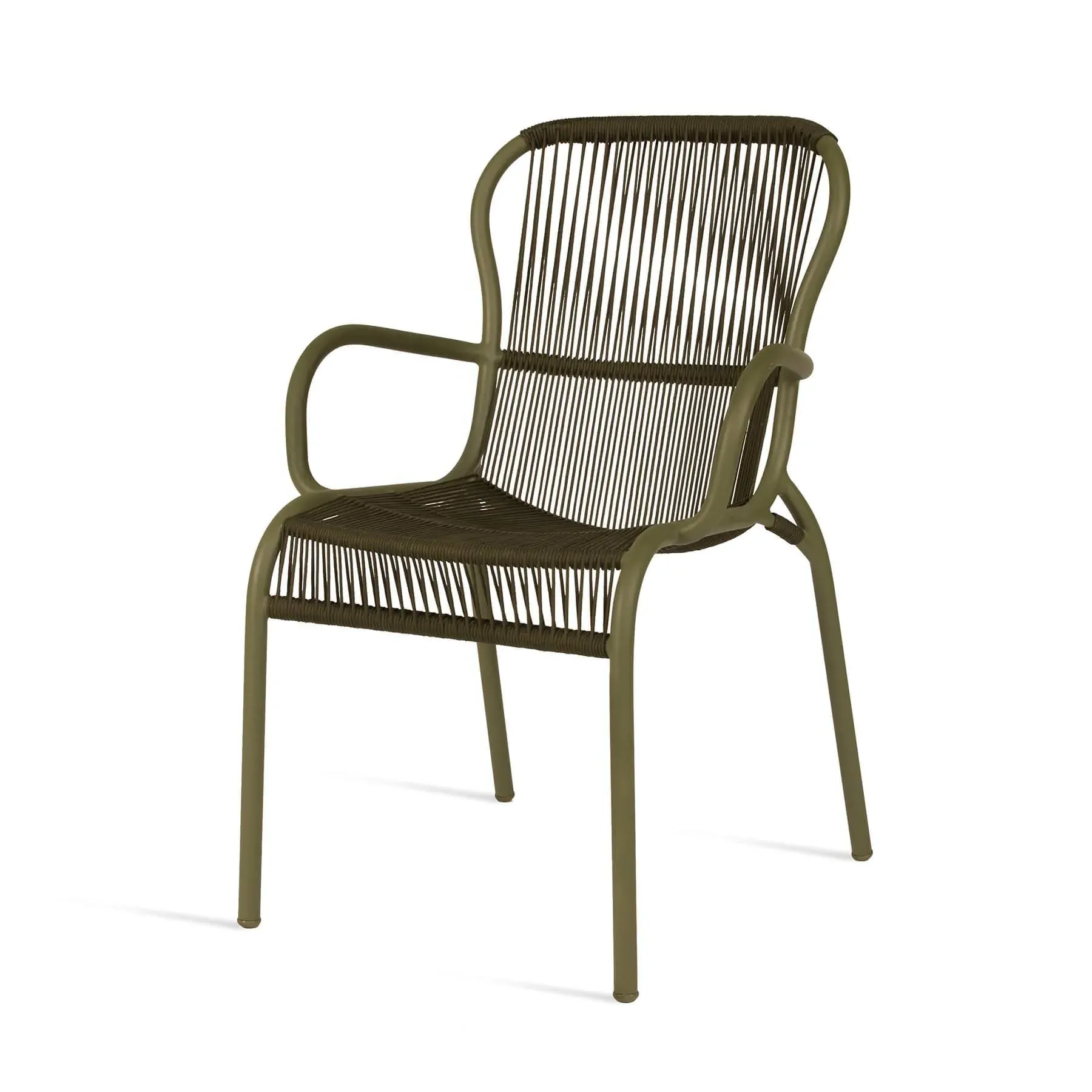 Loop Garden Dining Chair - Taupe, Woven