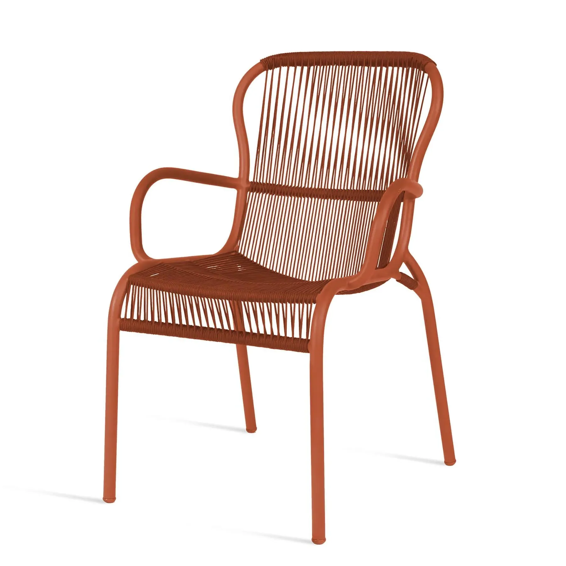 Loop Garden Dining Chair - Terracotta, Woven image