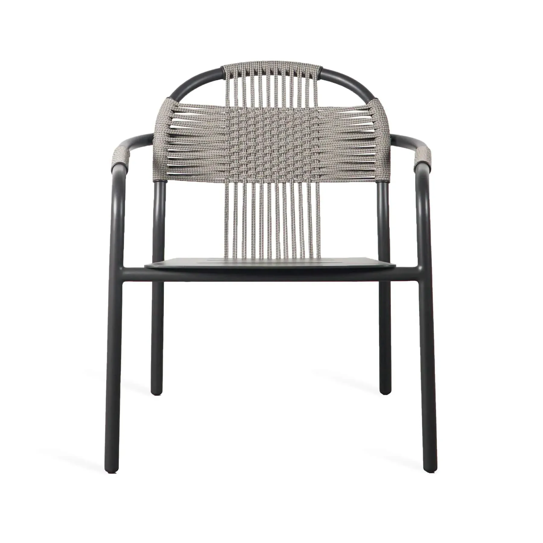 Stackable Garden Lounge Chair - Black