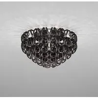 Ceiling Light with Glass Links - Black