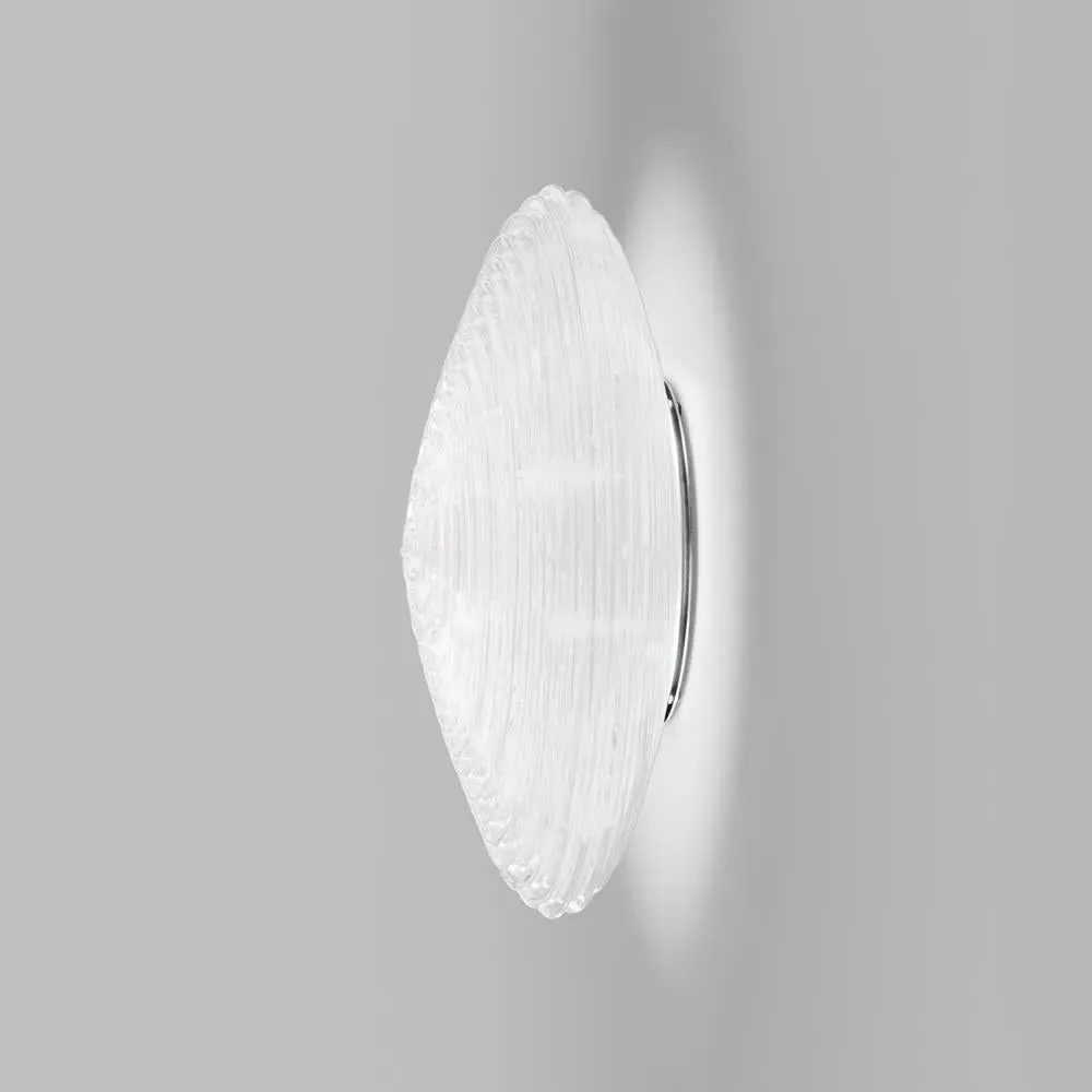 Diamond Wall Ceiling Light - White, Glass image