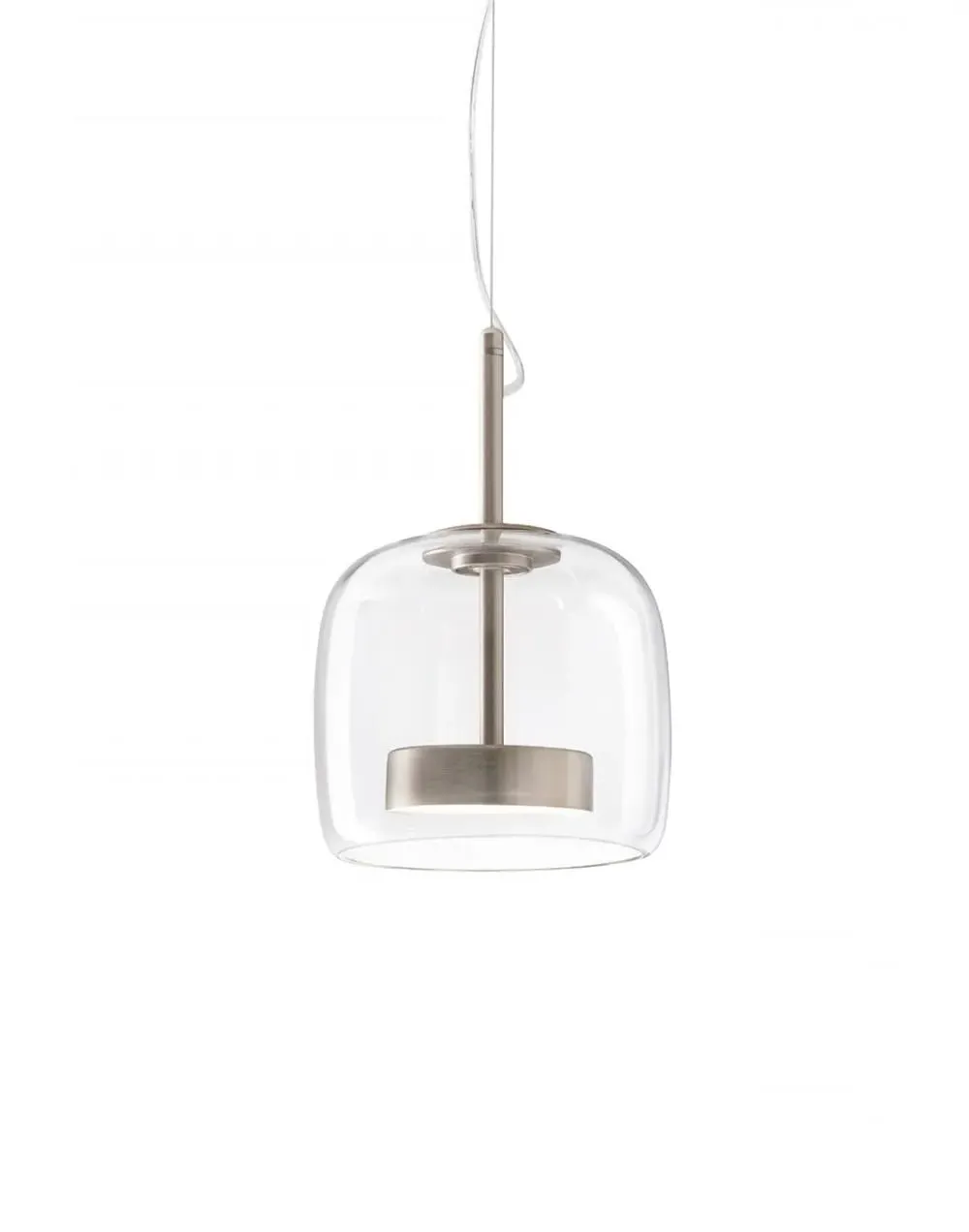 Single Pendant Light with LED - Crystal, Glass