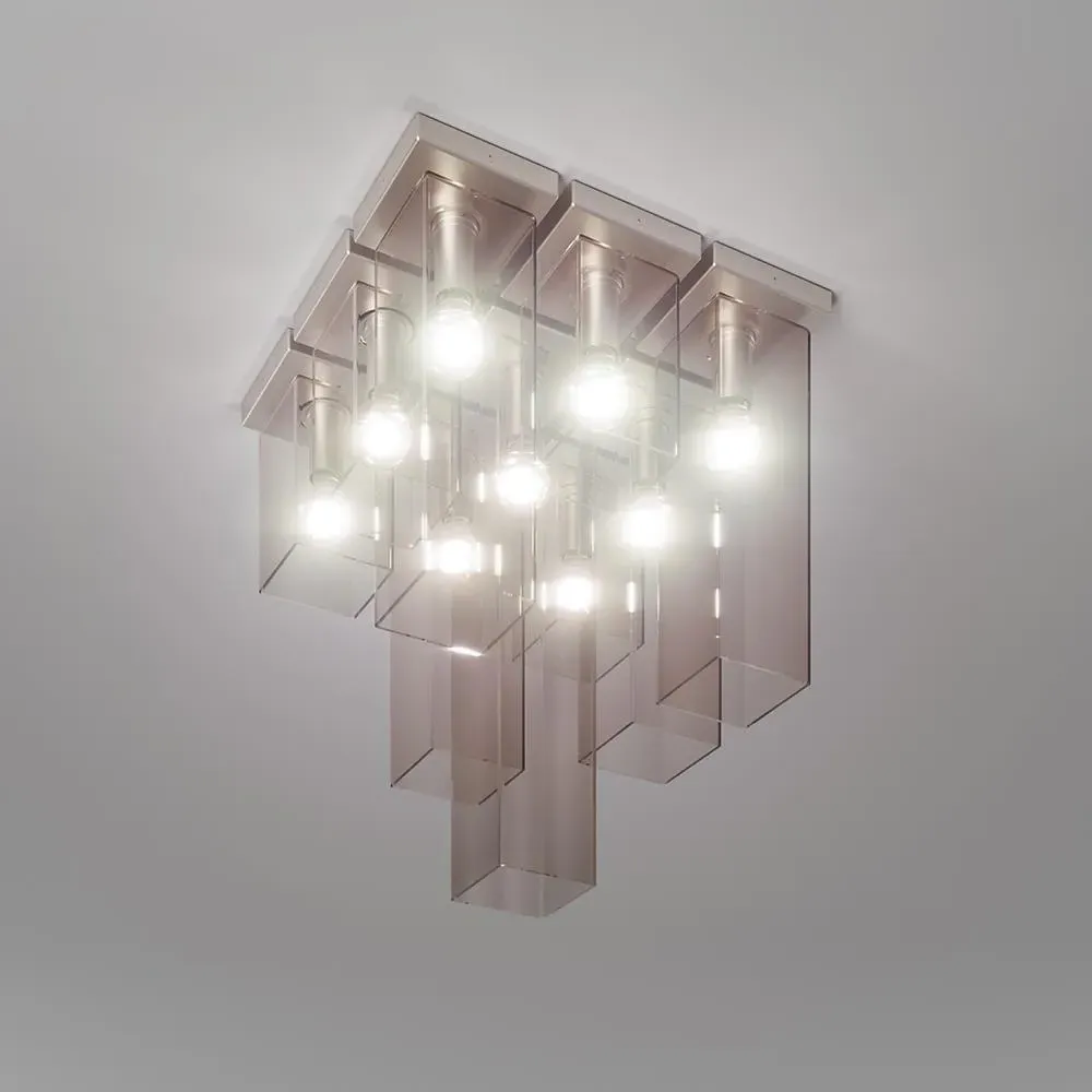 Small Cluster Ceiling Light - White, Glass