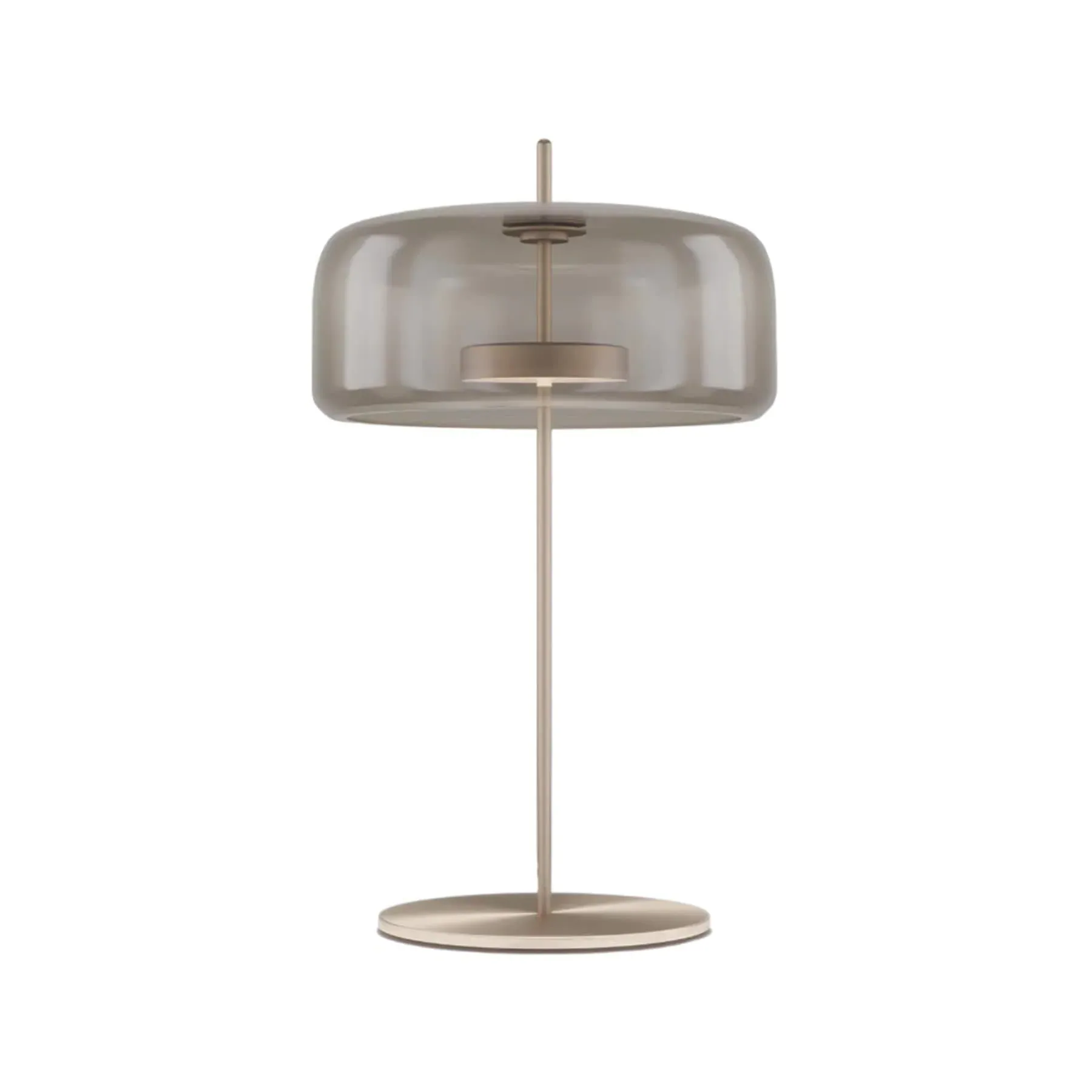 Small Table Lamp with Dimmer - Amethyst, Glass