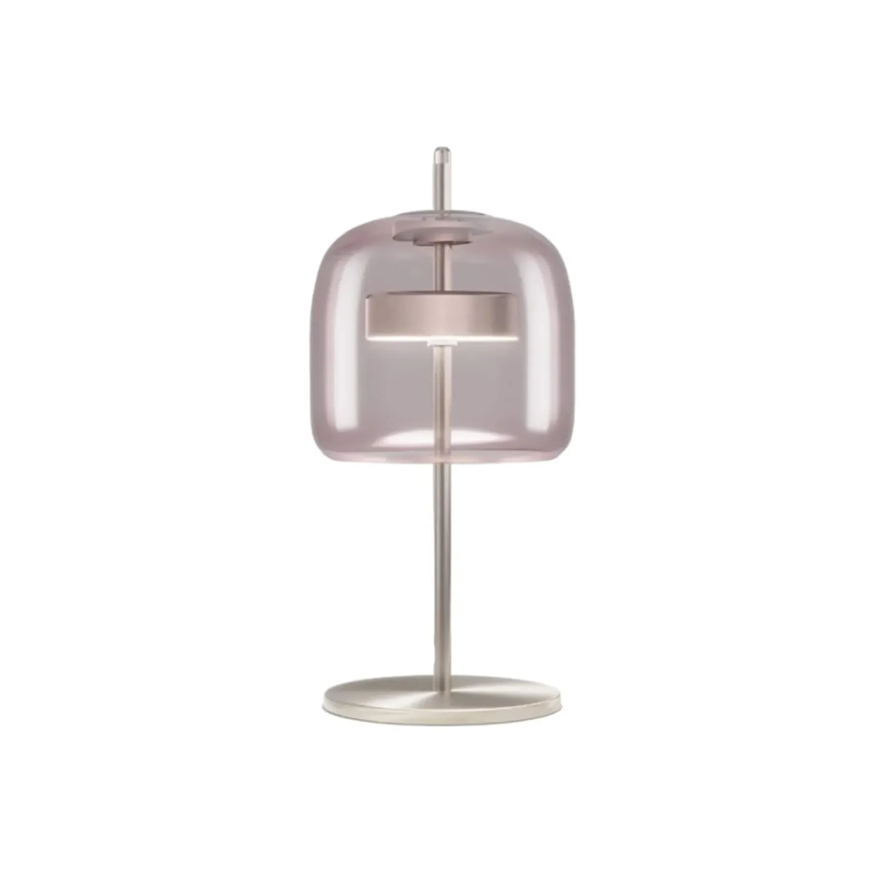 Small Table Lamp with Dimmer - Amethyst, Glass image