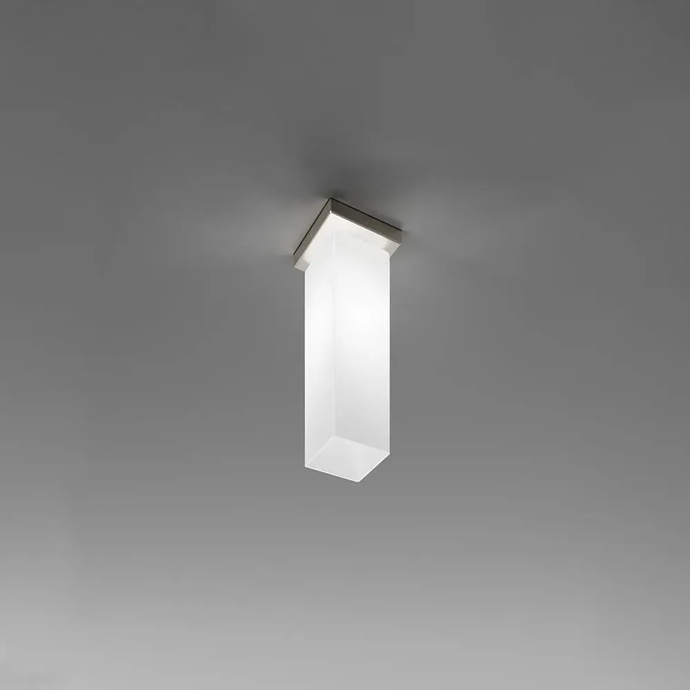 Tubes Medium Ceiling Light - Smoky White, Glass