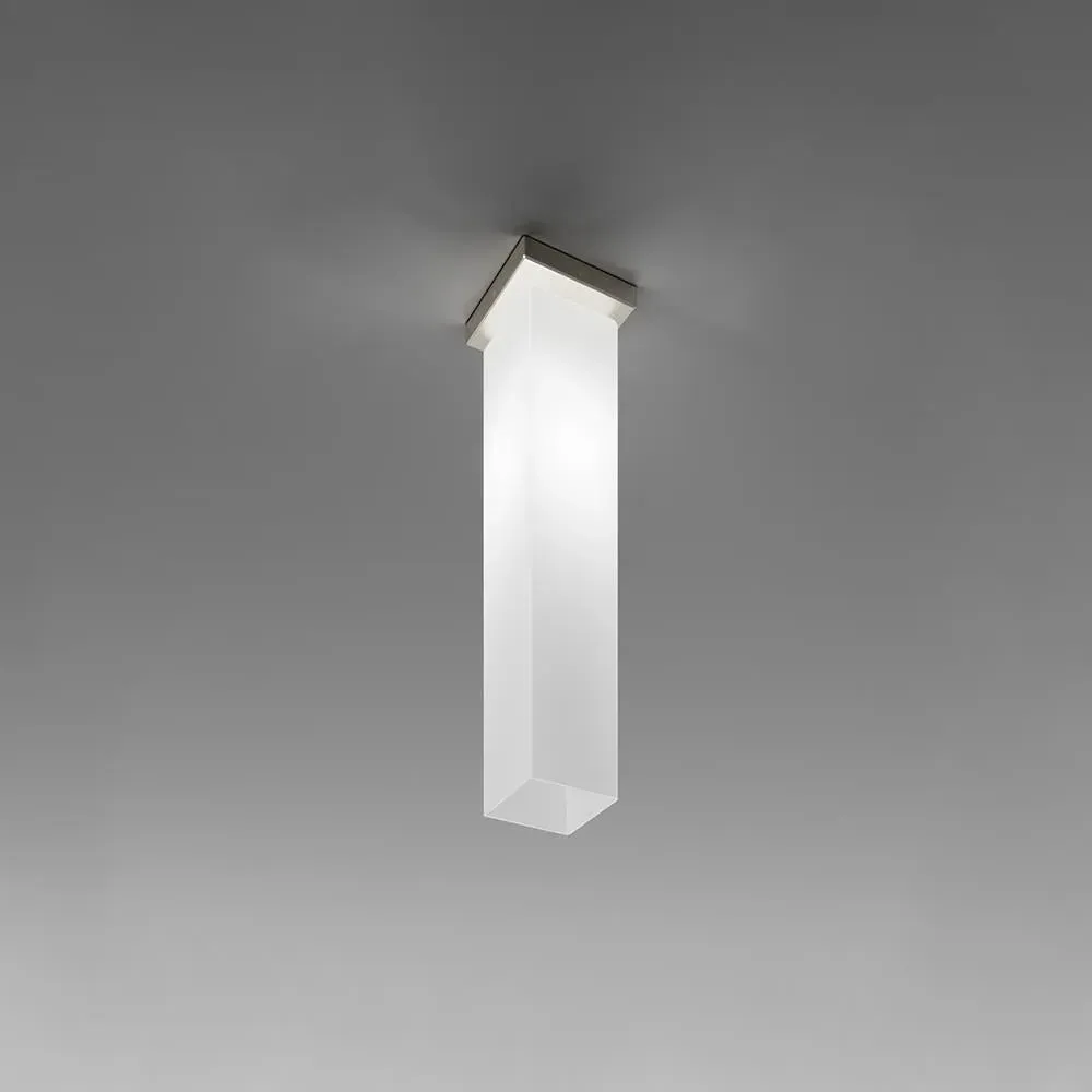 Tubes Small Ceiling Light - Smoky White, Glass