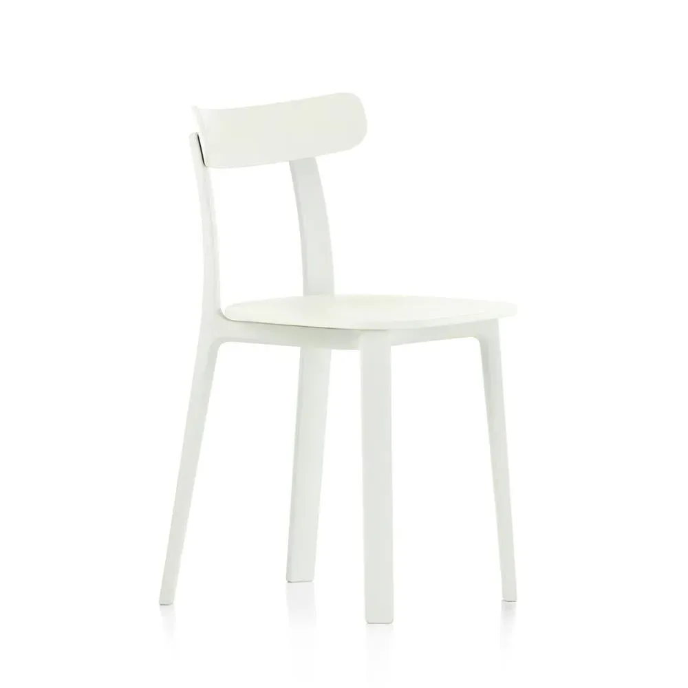 Dining Chair with Flexible Backrest - Brown, Plastic