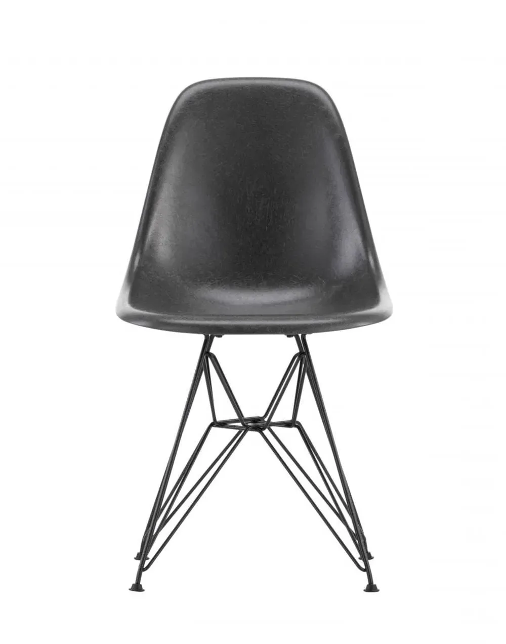 DSR Side Chair with Chrome Base - Navy, Fiberglass