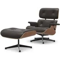 Eames Lounge Chair with Ottoman - Chocolate, American Cherry