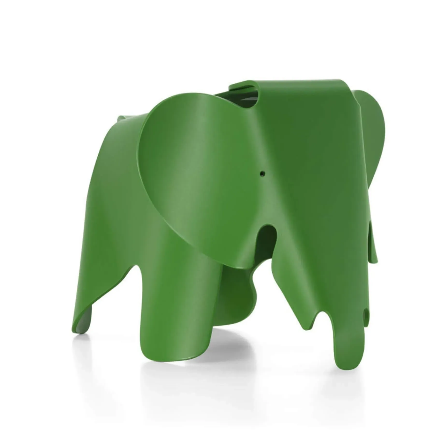 Elephant Decorative Object - Green, Plastic