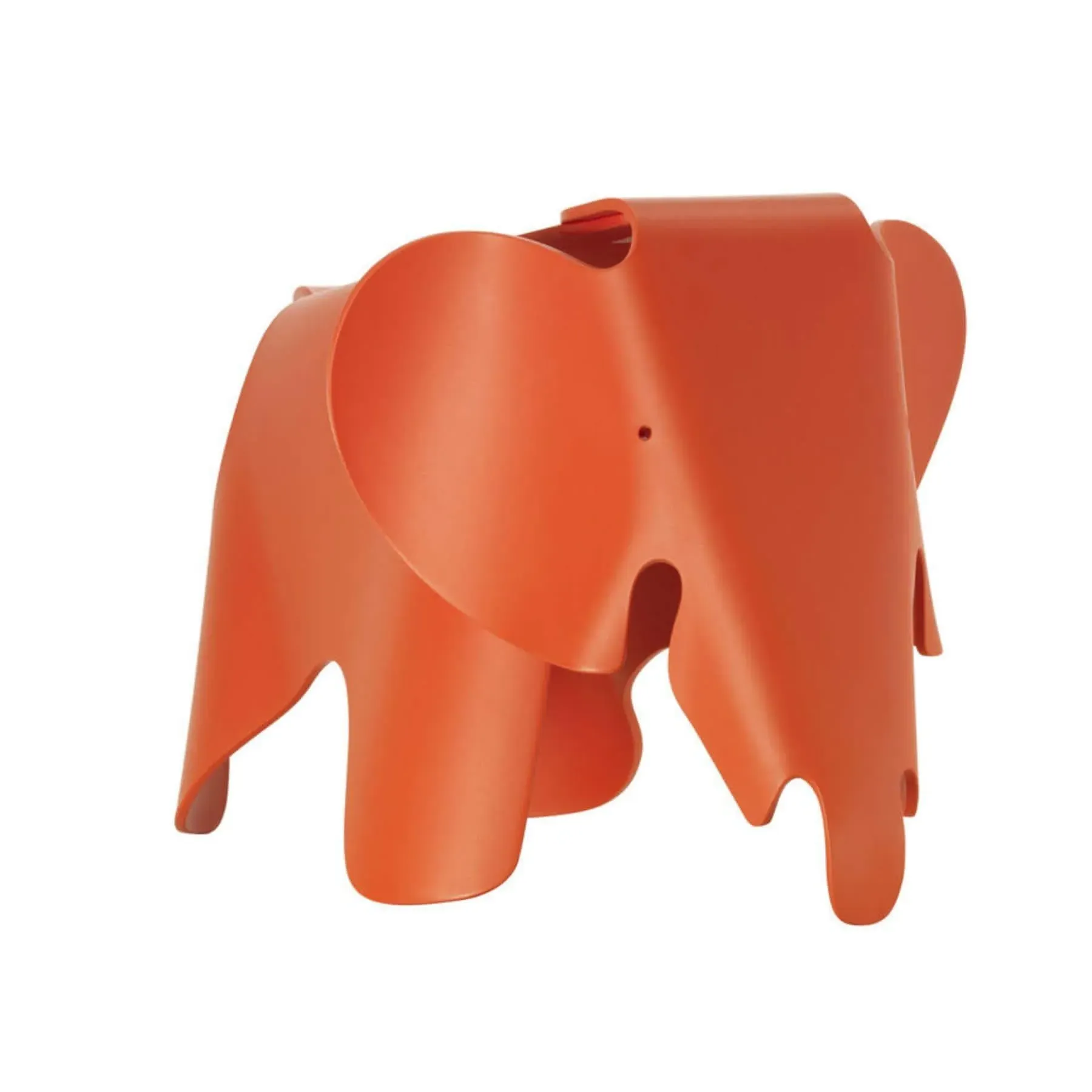 Elephant Decorative Object - Red, Plastic