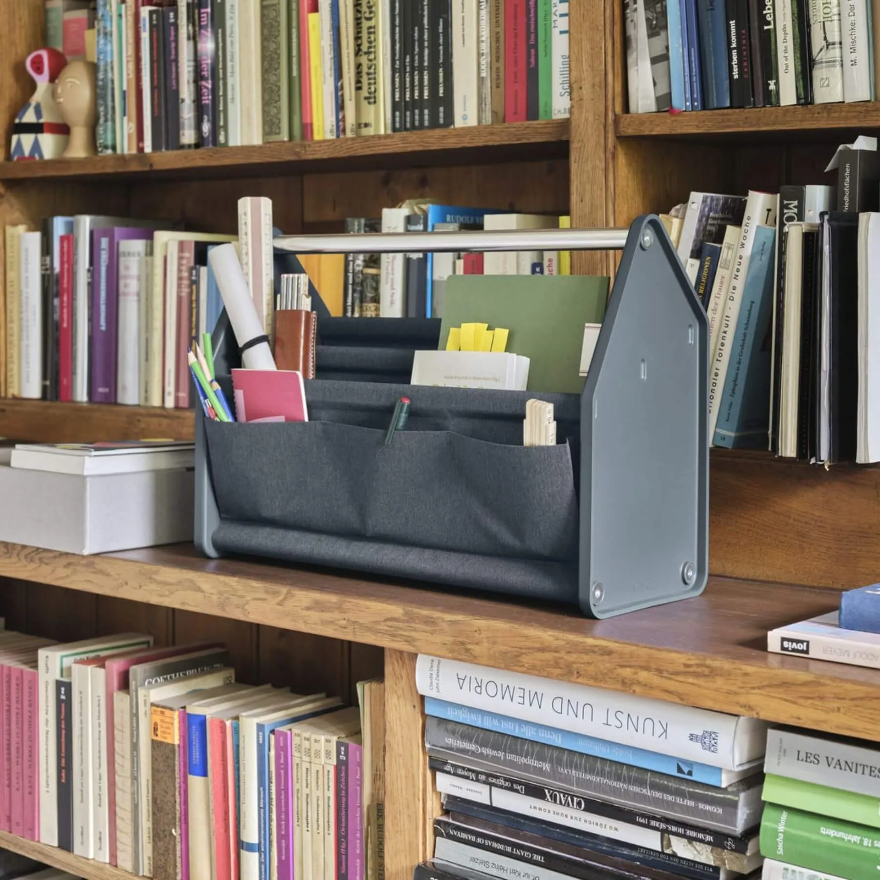 Large Storage Box with Handle - Brick