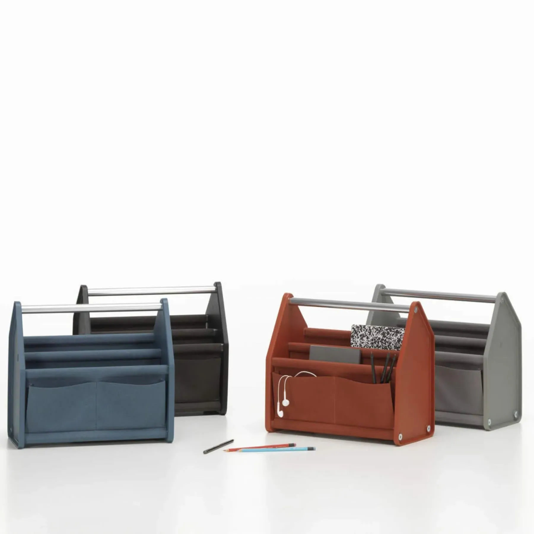 Large Storage Box with Handle - Grey