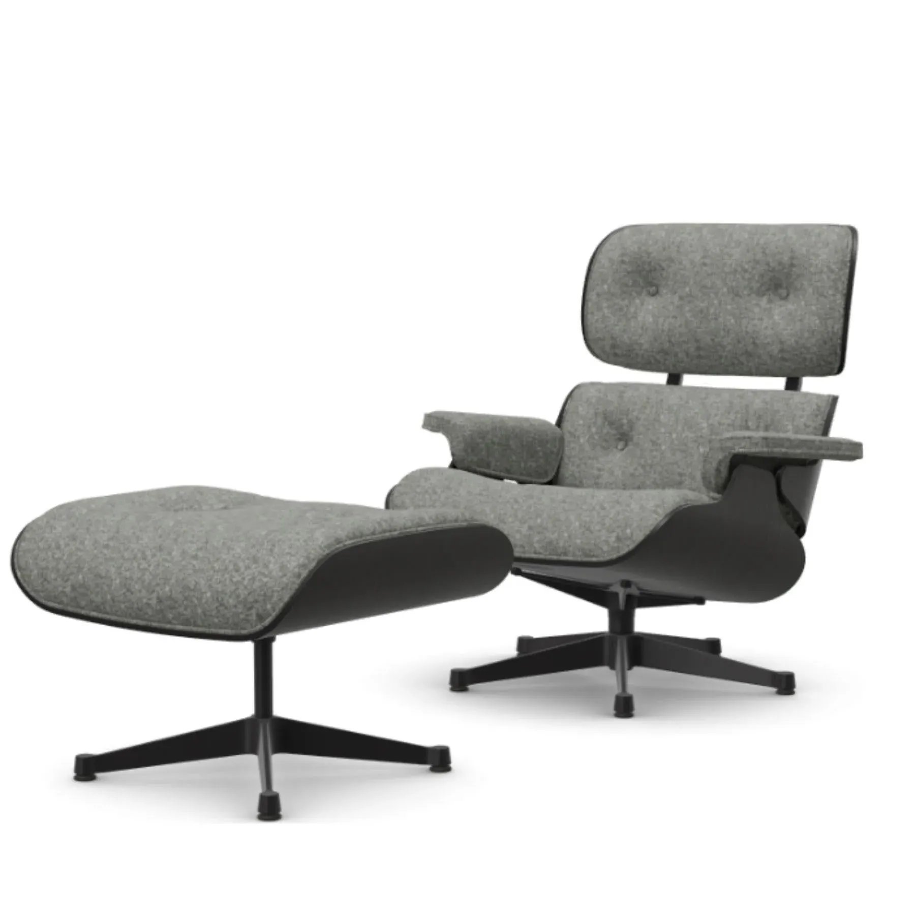 Lounge Chair with Swivel Base - Grey, Ash