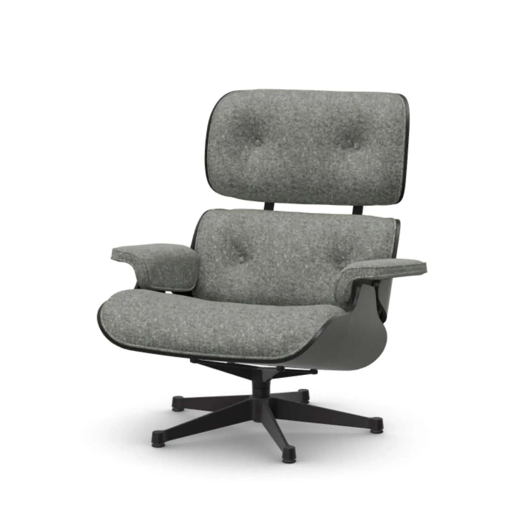 Lounge Chair with Swivel Base - Grey, Ash