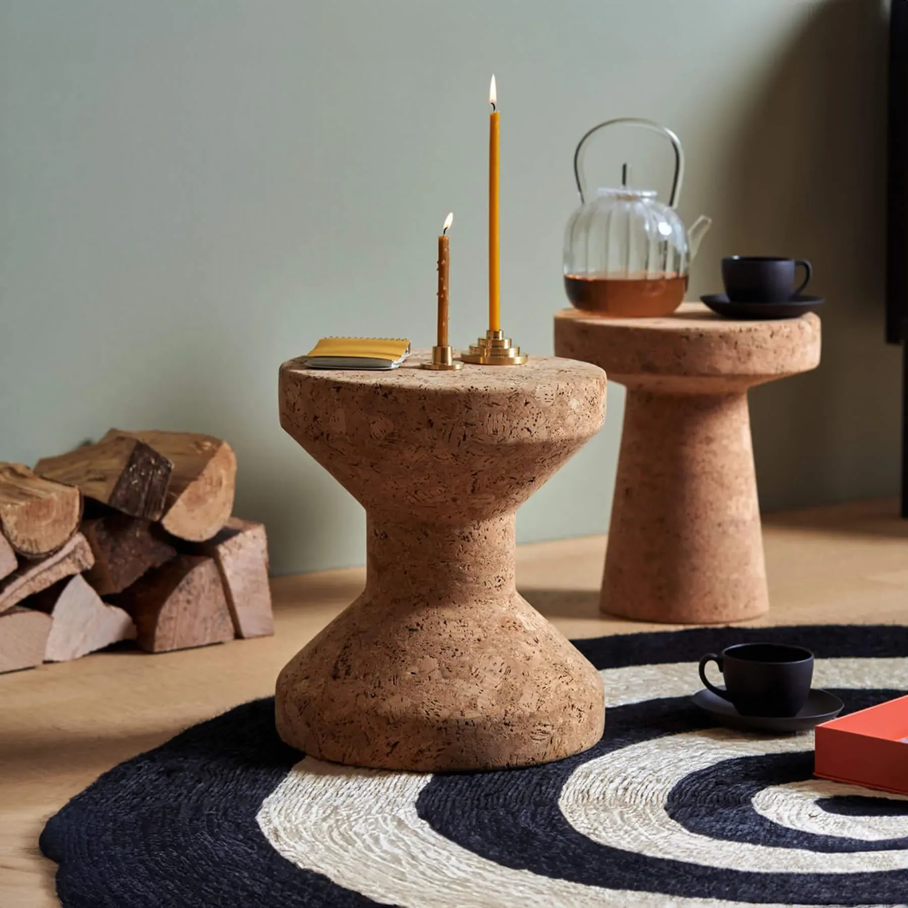 Model B Stool - Natural Cork