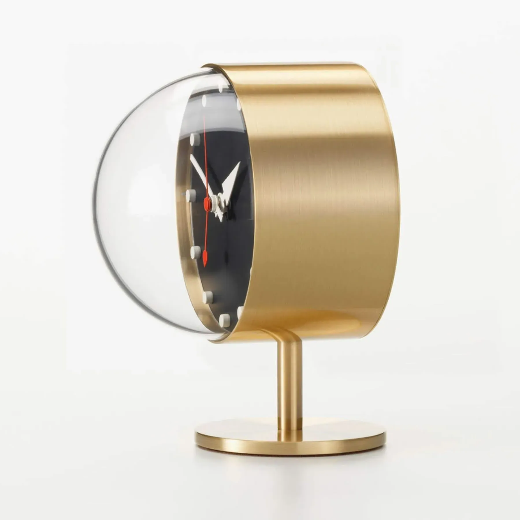 Night Desk Clock with Quartz Movement - Gold