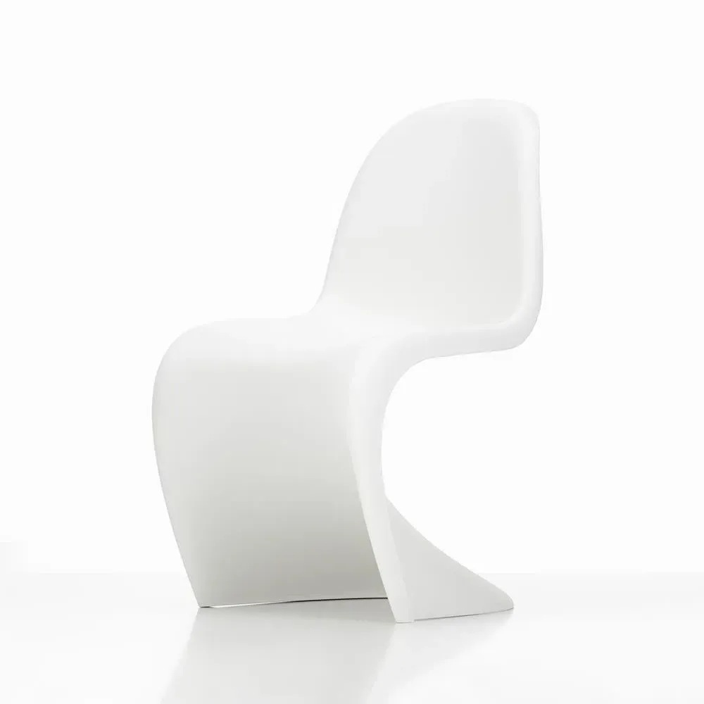 Panton Dining Chair - White, Plastic