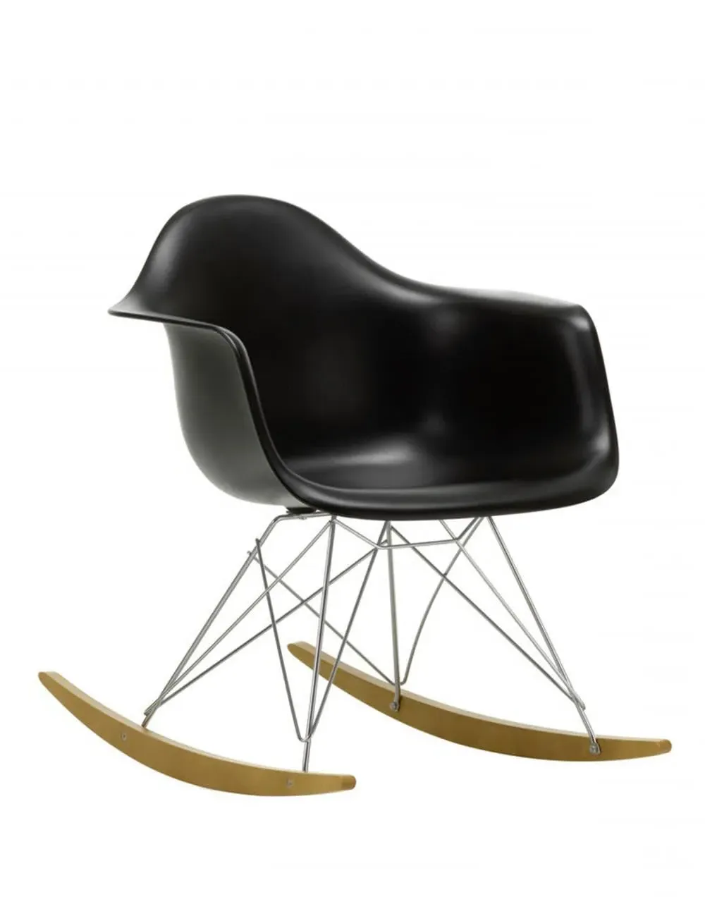 Rocking Chair with Arms - Black, Polypropylene image