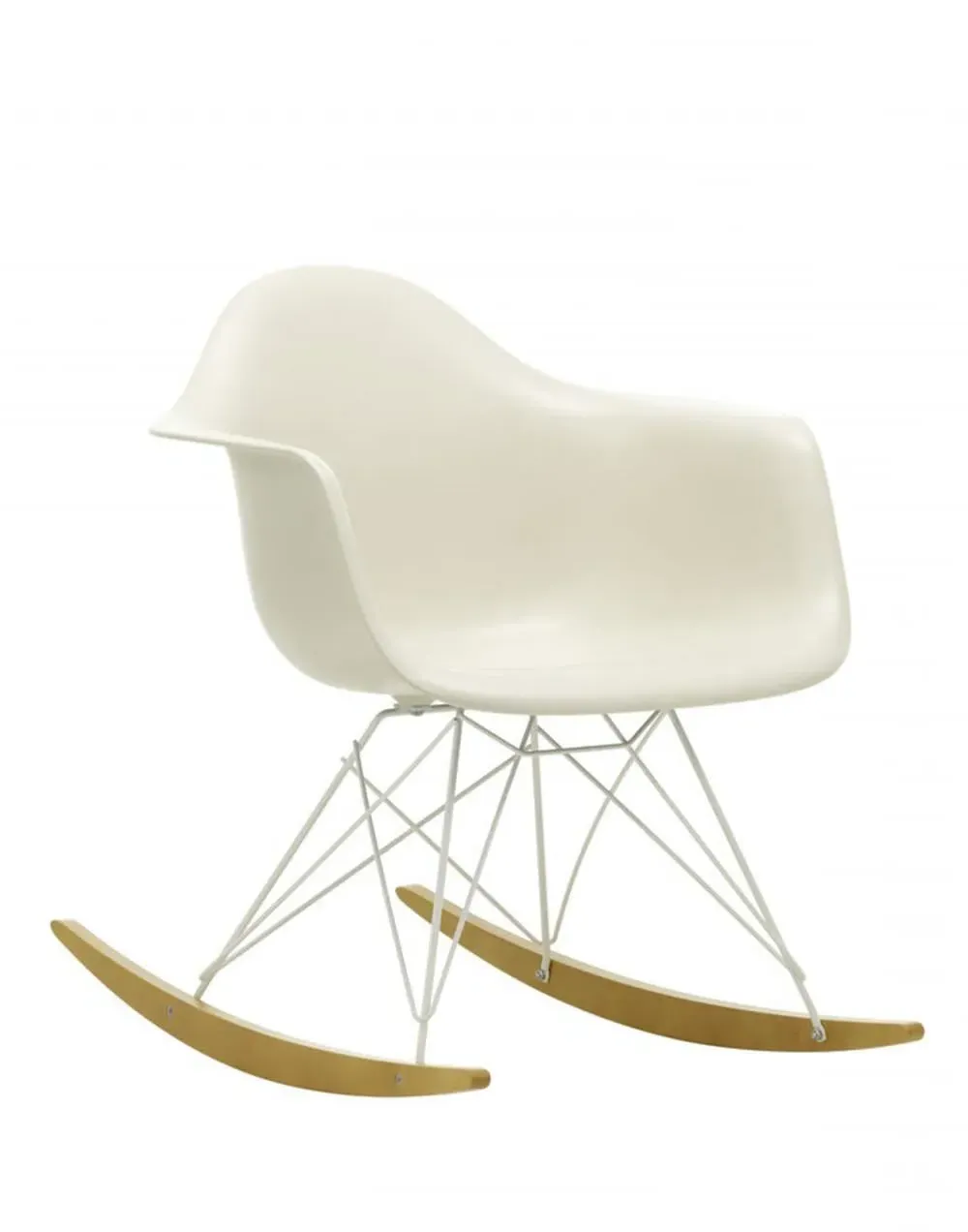 Rocking Chair with Arms - Red, Polypropylene