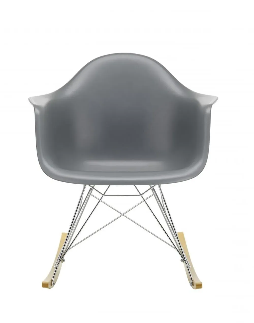 Rocking Chair with Arms - Red, Polypropylene