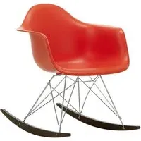 Rocking Chair with Arms - Red, Polypropylene