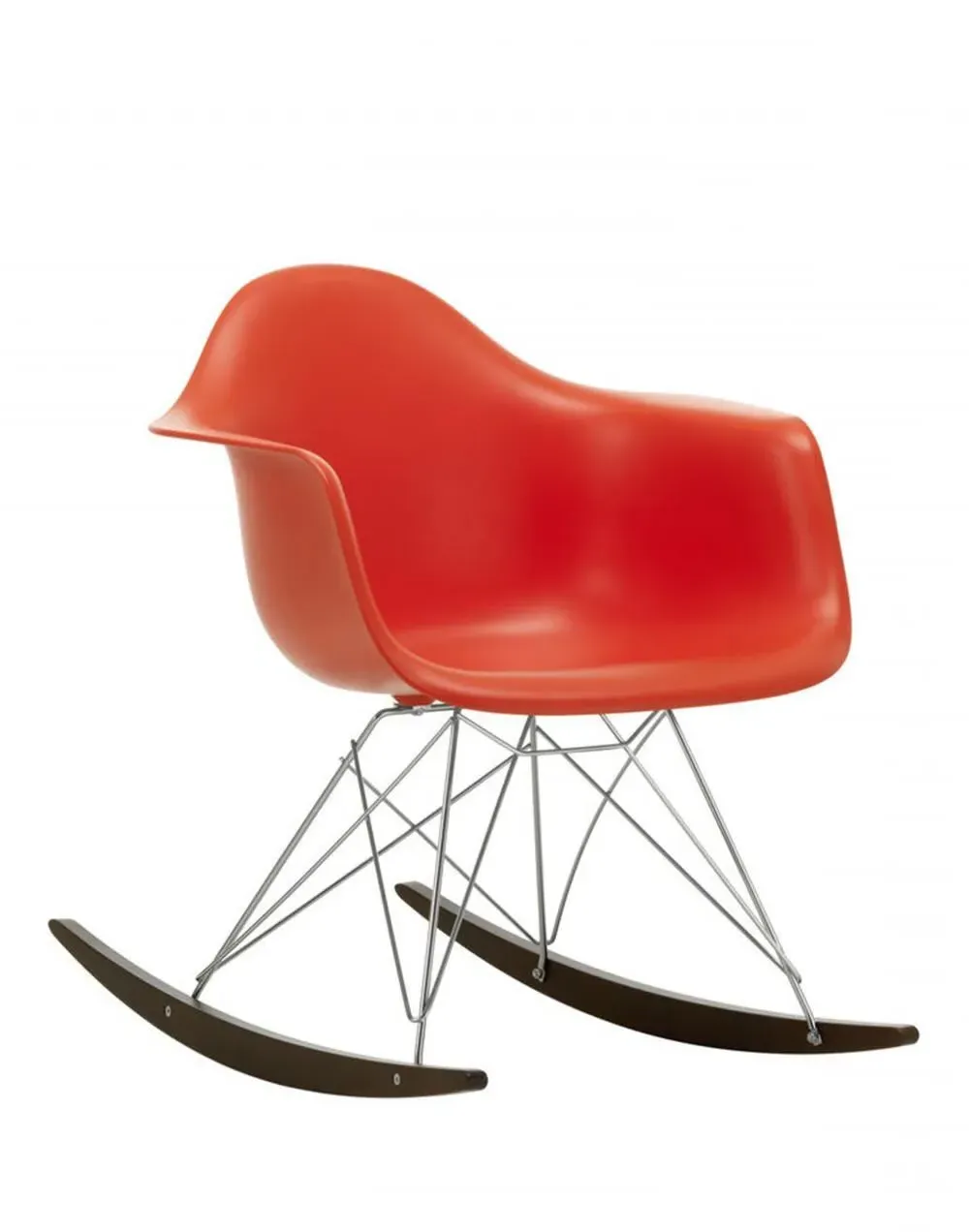 Rocking Chair with Arms - Red, Polypropylene