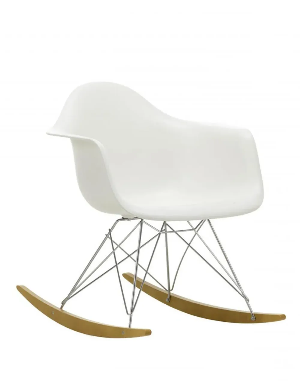 Rocking Chair with Arms - White, Polypropylene