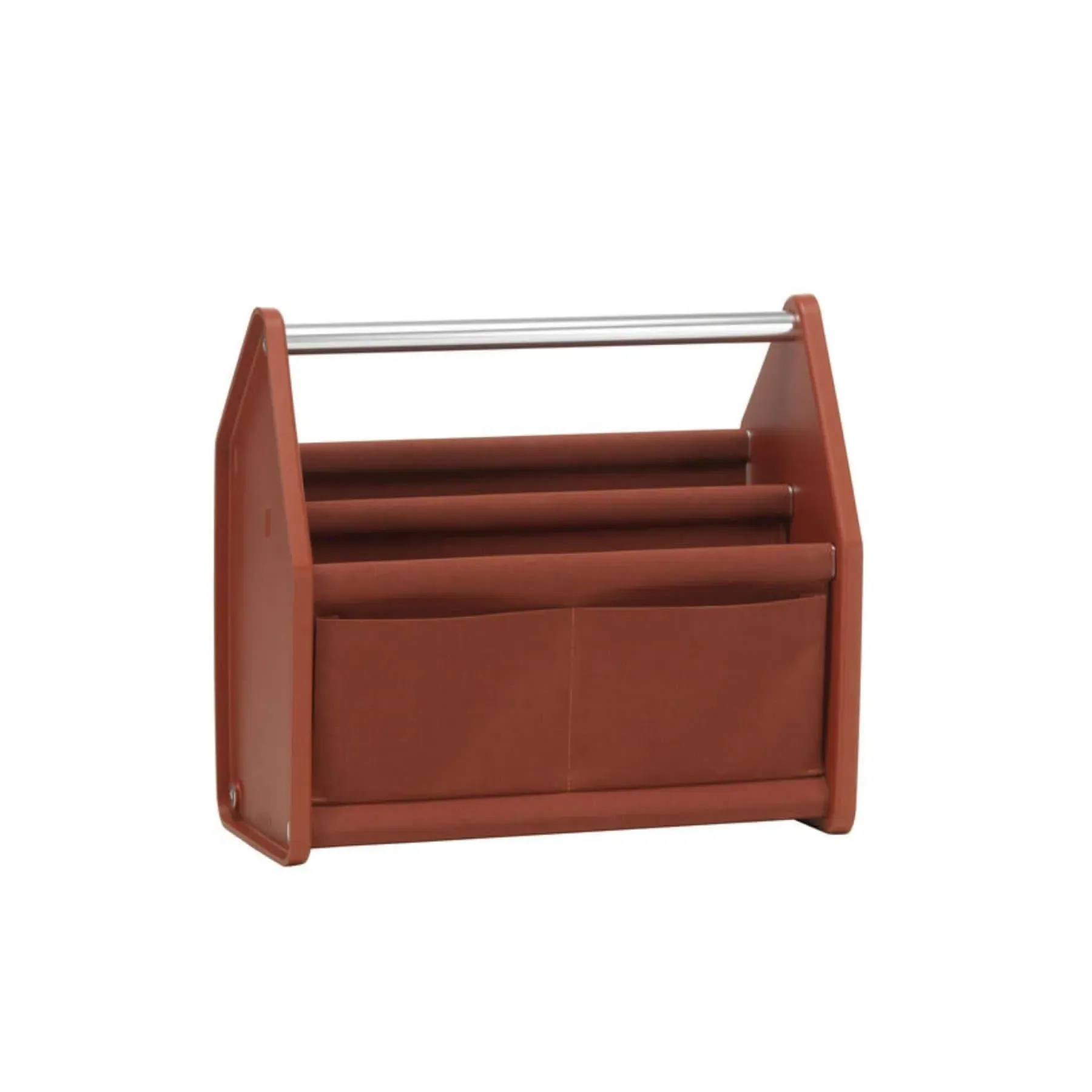 Small Storage Box with Handle - Brick