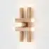 9-Bulb Wall Sconce - Oak, Wood
