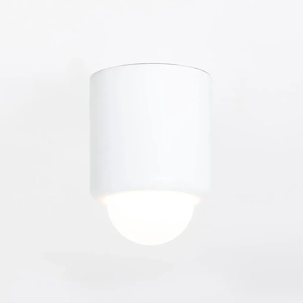 Ceiling/Wall Light - White, Enamel