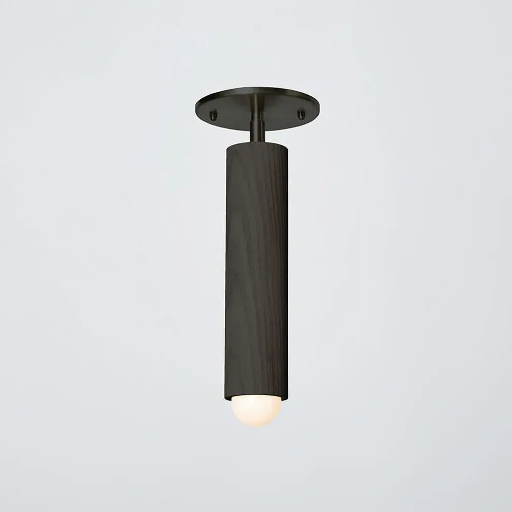 Flush Mount Ceiling Light - Oxidised Ash