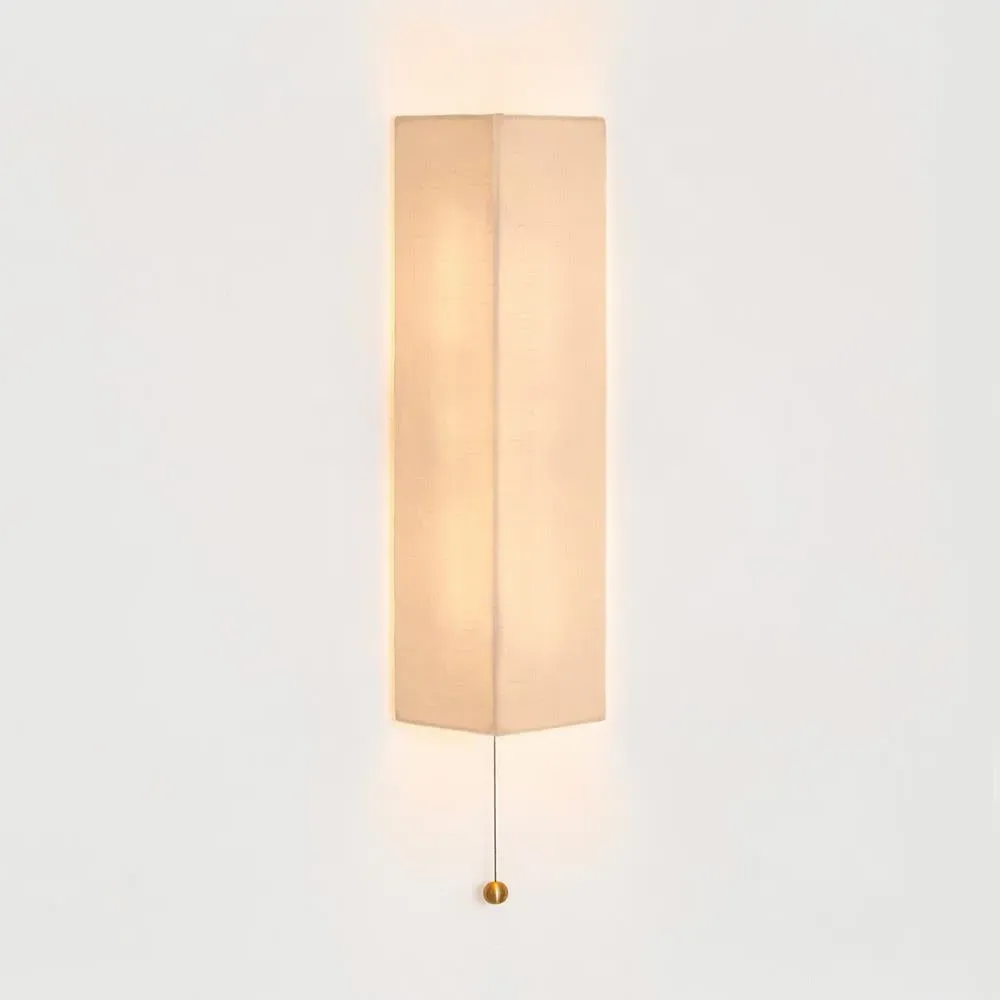 Gable Wall Light - Natural Linen
