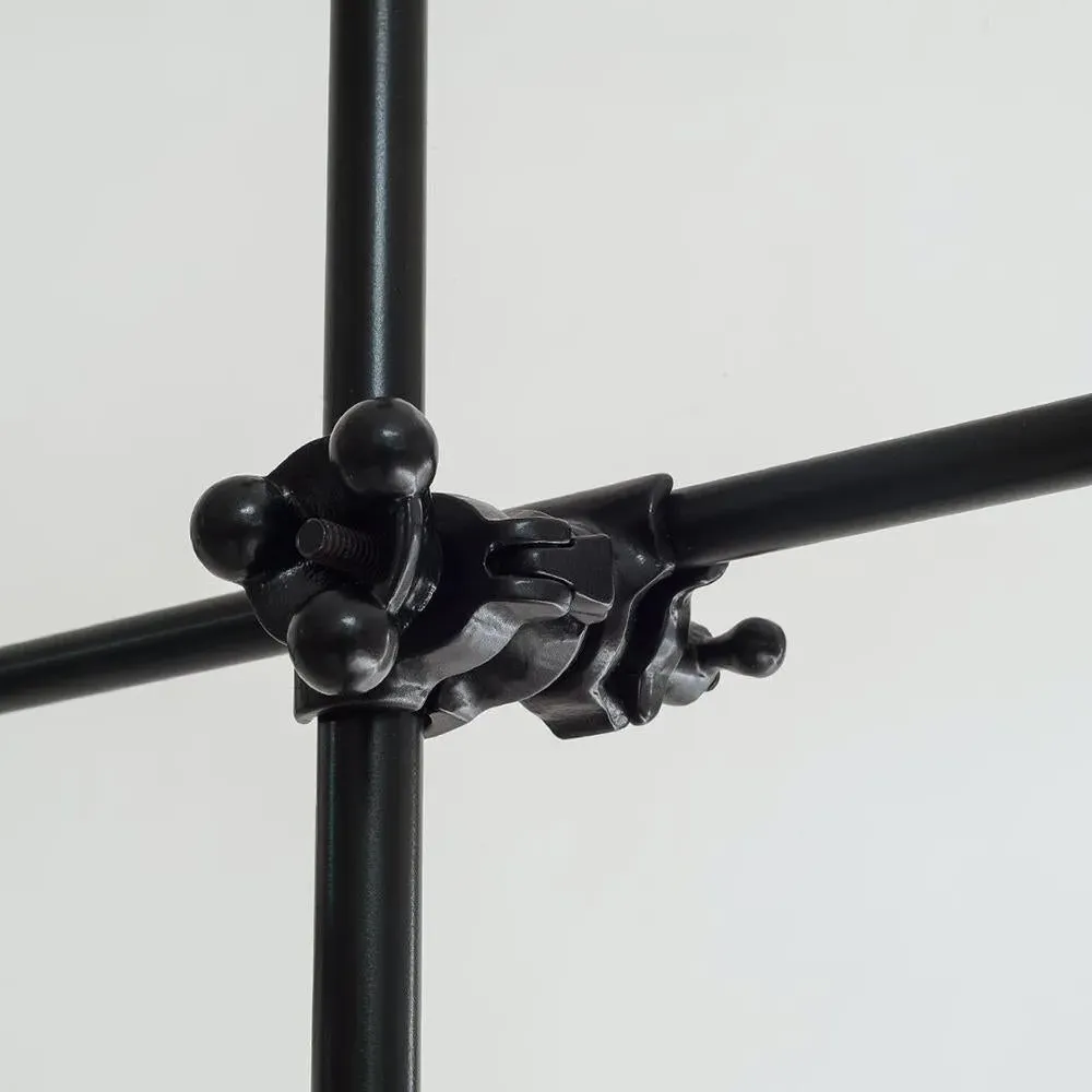 Industrial Chandelier with Adjustable Arms - Brass