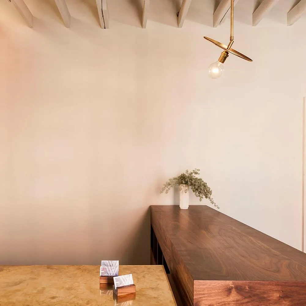 Large Industrial Pendant Light - Brass