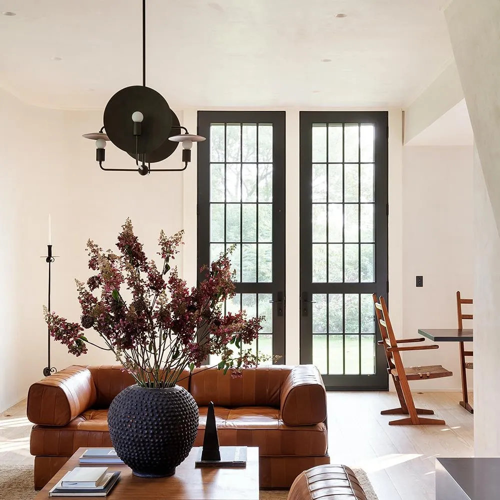 Large Orbit Chandelier - Bronze, Metal