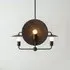 Large Orbit Chandelier - Bronze, Metal