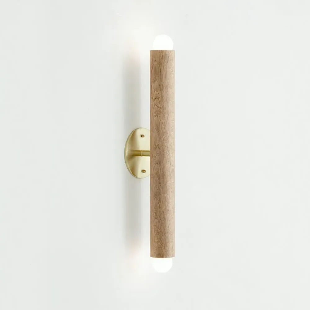 Lodge Double Wall Sconce - Oxidized Ash