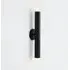 Lodge Linear Double Wall Sconce - Oxidized Ash